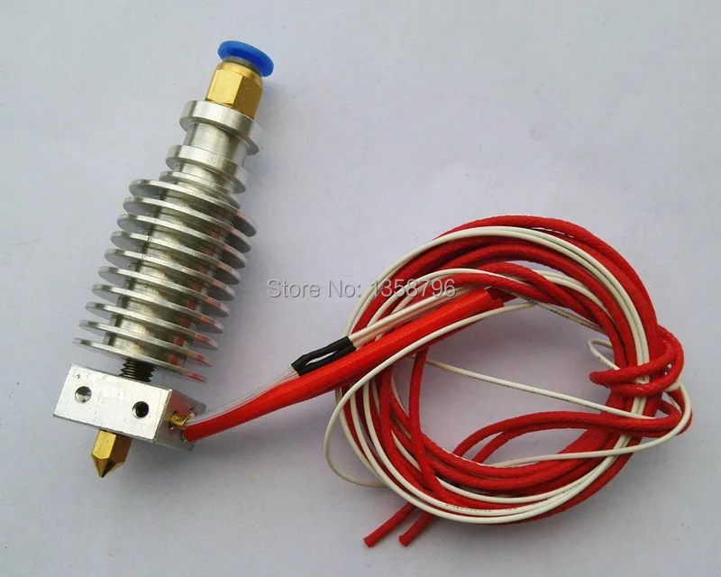 

3D Printer J-head Hotend for 1.75mm/3.0mm Bowden Extruder 0.2mm/0.3mm/0.4mm Nozzle Optional
