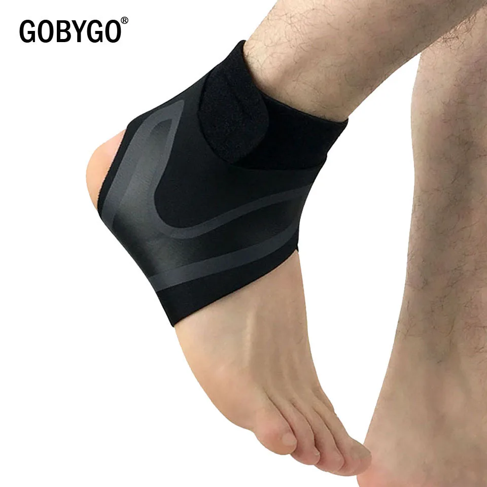 GOBYGO, 1 шт., Спортивная поддержка лодыжки, эластичная, высокая защита, спортивное оборудование для голеностопа, безопасность, бег, Баскетбол, поддержка голеностопа