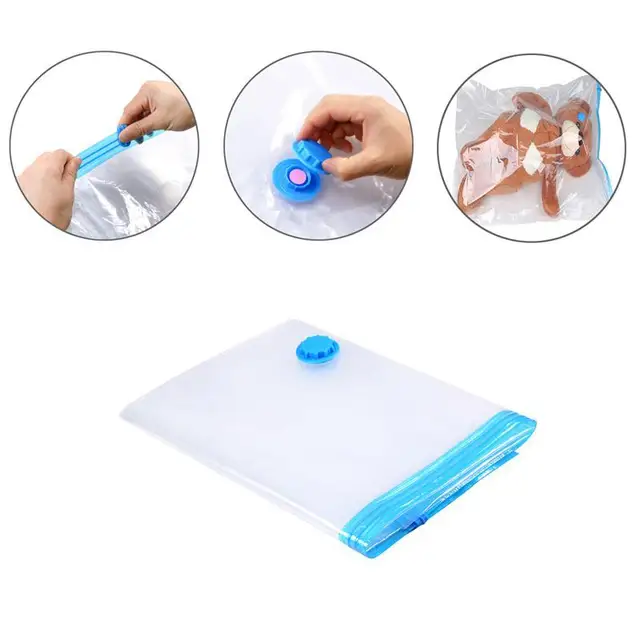 Us 2 3 40 Off Aliexpress Luoem Vacuum Storage Bags E Saver Ng Compression For Luggage Clothes Bedding Pillows