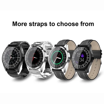 

Fuloophi DT19 Bluetooth Smart Horloge Mannen Metal Horloge Dial Call Hartslag bloeddruk sport Fitness tracker SmartWatch