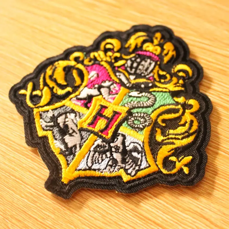 

DIY Gryffindor Harry Patch Badge Embroidered Patches For Clothing Iron On Patches On Clothes Stripes Jeans Patch Applique
