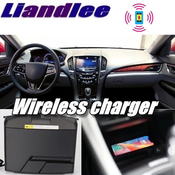 

Liandlee Wireless Car Phone Charger Armrest Storage Compartment Fast qi Charging For Cadillac ATS 2012~2019