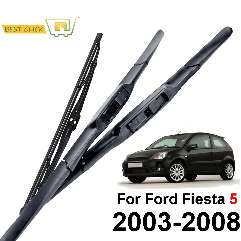 Misima escobillas de limpiaparabrisas para Ford Fiesta Hatchback MK5, limpiaparabrisas delantero y trasero, 2004, 2005, 2006, 2007, Limpiaparabrisas| - AliExpress