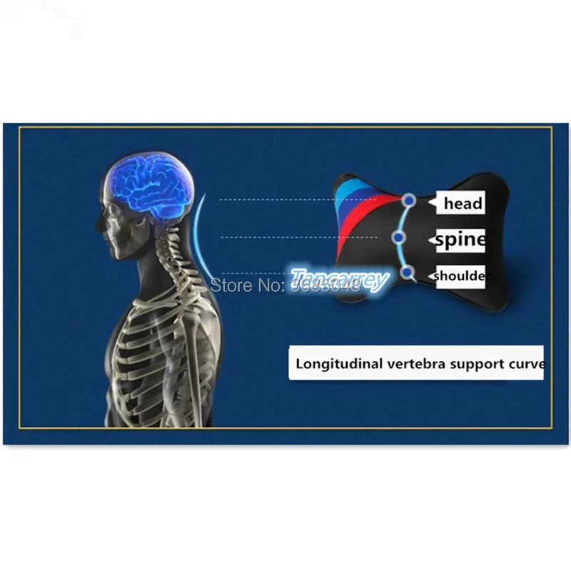 Автомобиль подушка для шеи на сиденье памяти подголовник для peugeot 407 Лада Ford Focus Kia ceed mazda 6 citroen c4 peugeot passat b8 peugeot 308