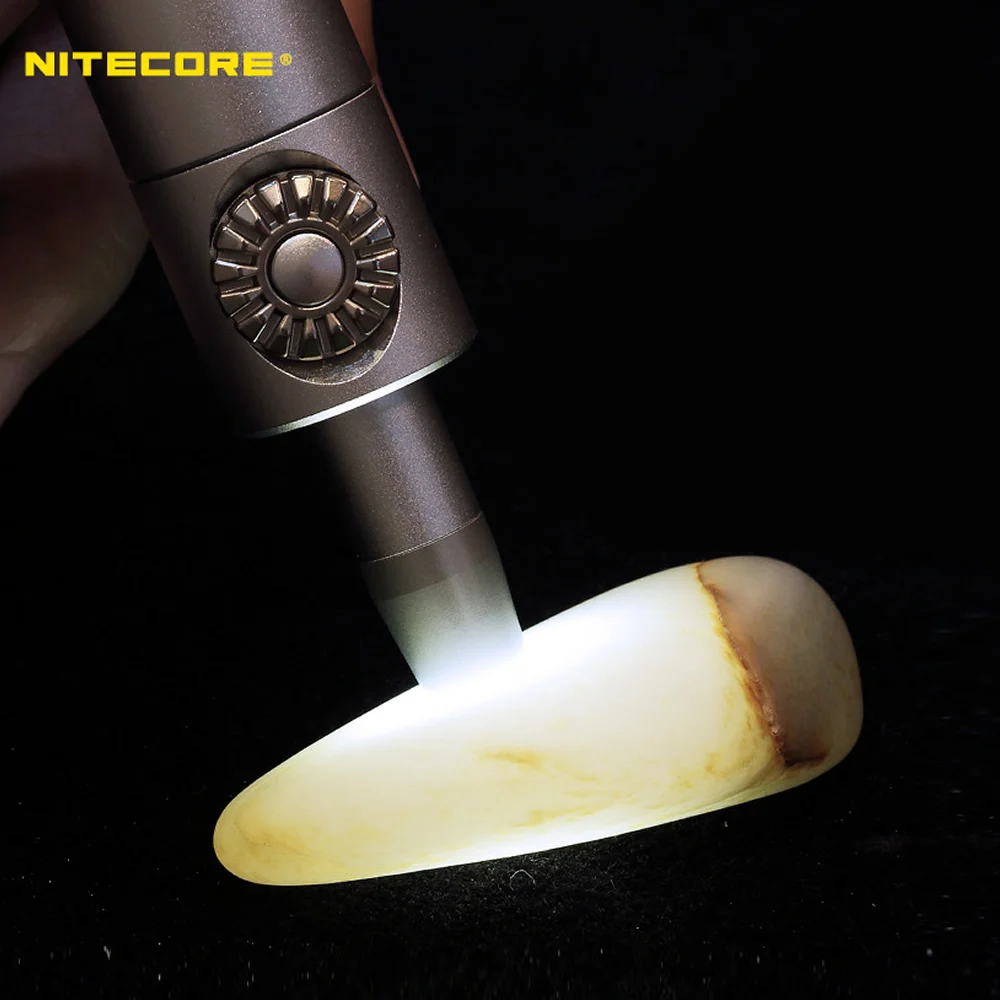 Античный нефритовый светильник NITECORE GEM10 светодиодный CREE с идентификацией