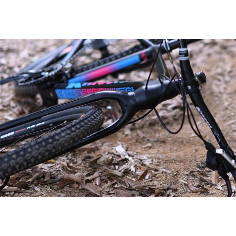 thumbnail image 2 of 26" TOSEEK 1-1/8" Full Carbon Fiber MTB Fork Disc Brake Rigid Super Light Fork E 2 of 9