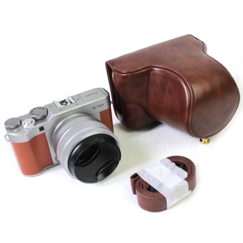 High Quality Leather Case Cover for Fuji XA5 Fujifilm XA5 XA 5 (15 45mm