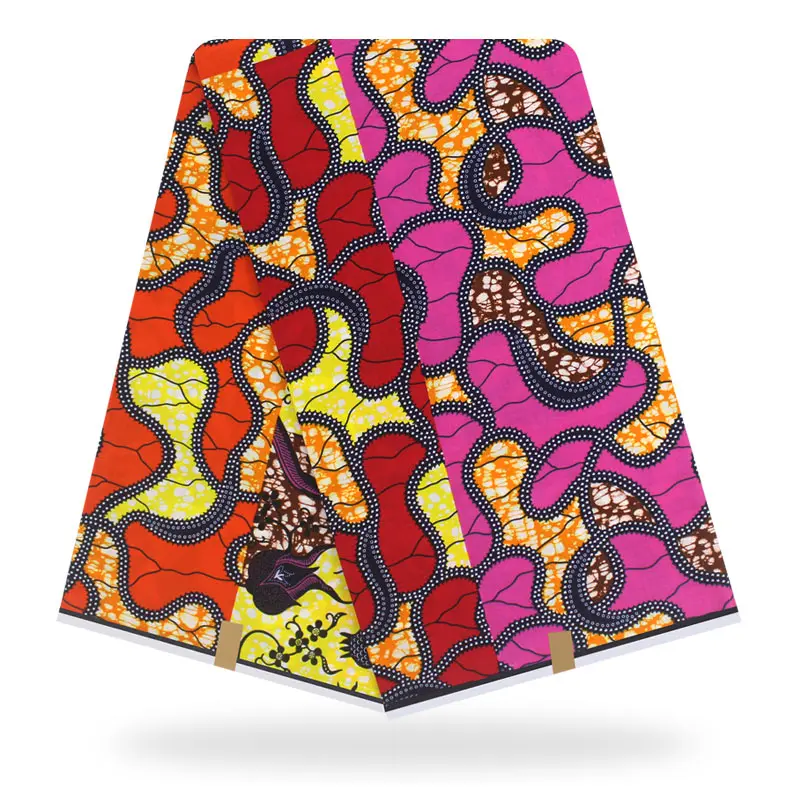 

2019 New arrival african ankara wax 100 cotton wax african wax 6yards/piece ! J60802
