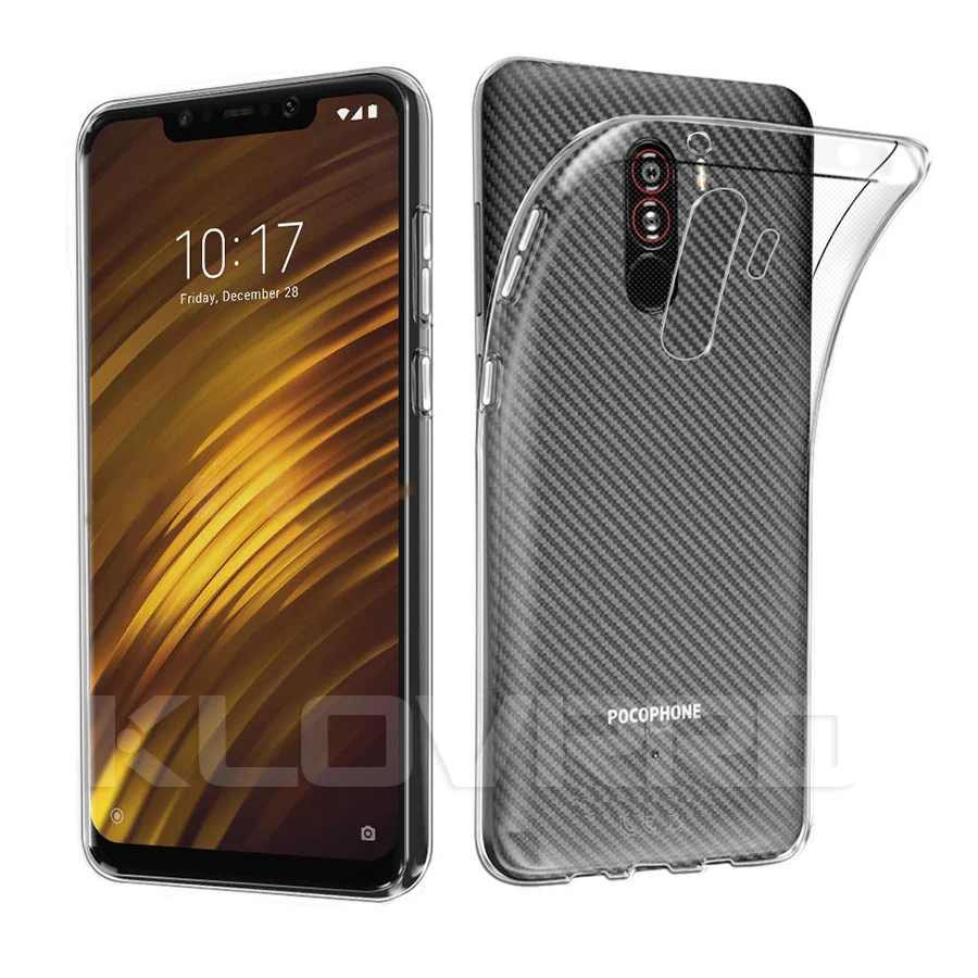 

For Xiaomi Pocophone F1 Global Protector Silicone Cover Protective Clear Soft TPU Phone Case Transparent For xiaomi MI Poco F1