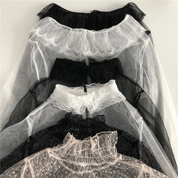 

T-shirt Women T shirt Gauze Transparent Mesh Tops Turtleneck Long Sleeved Tee Bottoming Basic T shirts Vintage G31