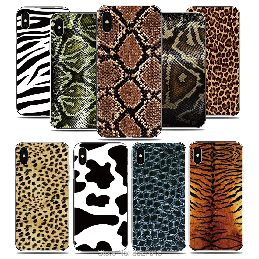 iphone X1 9pcs.jpg Snake cow tiger skin