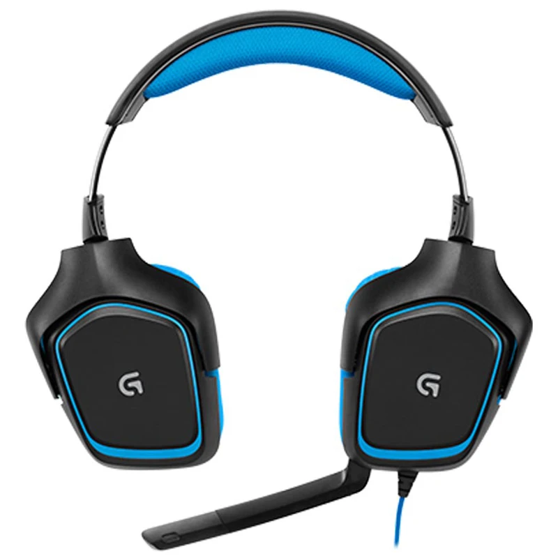 Logitech G430 7,1 Surround игровая гарнитура стерео проводные Игровые наушники с микрофоном для ПК