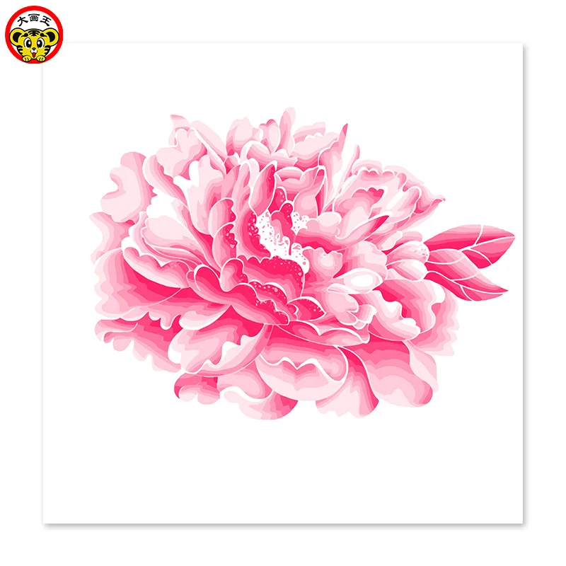 

painting by numbers art paint by number ao and flowers Peony Draw on canvas Digital Painting Famous paintings Abstract paintin