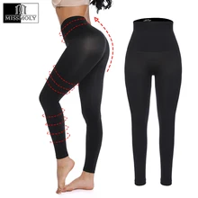 Miss Moly Woman Workout Leggings Fitness Leggins Black Nylon legins High Waist Female Sport Push Up Slimming Control Panty