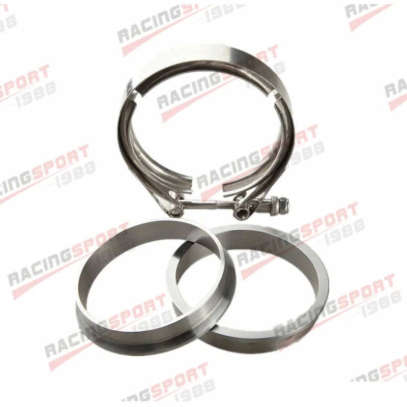 

4-дюймовый T304 SS Turbo Intercooler Downpipe V-Band Clamp и мягкая сталь комплект фланцев