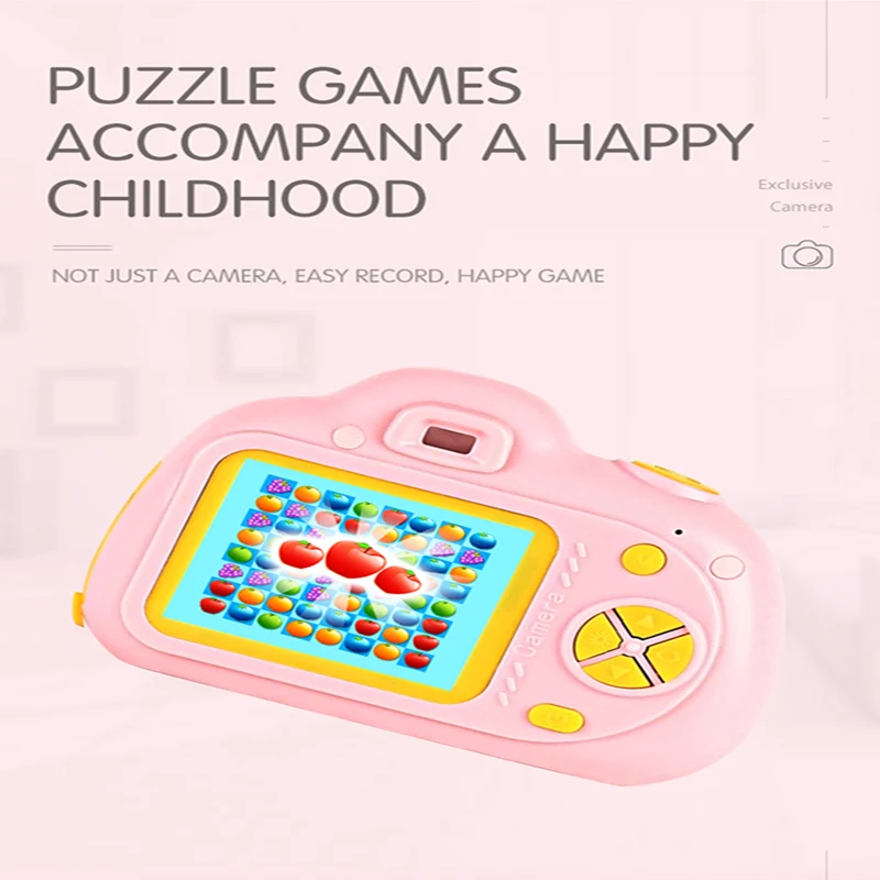 Мини-камера для детей многоязычная функция с фиксированным объективом запись жизни электронная камера обучающая игрушка для детей подарок на день рождения