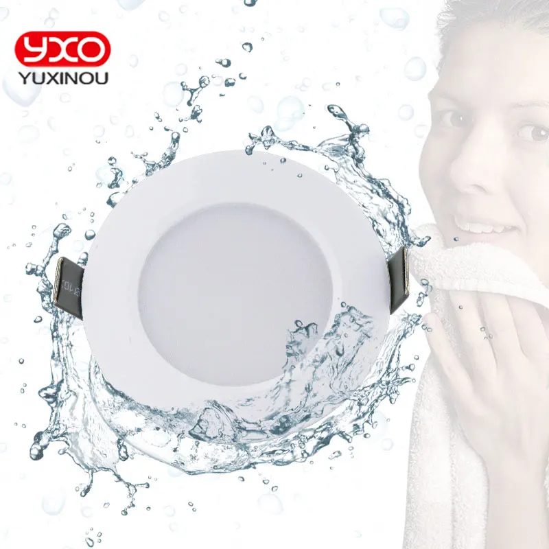 

Dimmable Waterproof LED Recessed Downlight 5W 7W 9W LED Spot Light Ceiling Lamp Home Lighting AC 110V 220V For For Bathroom lamp