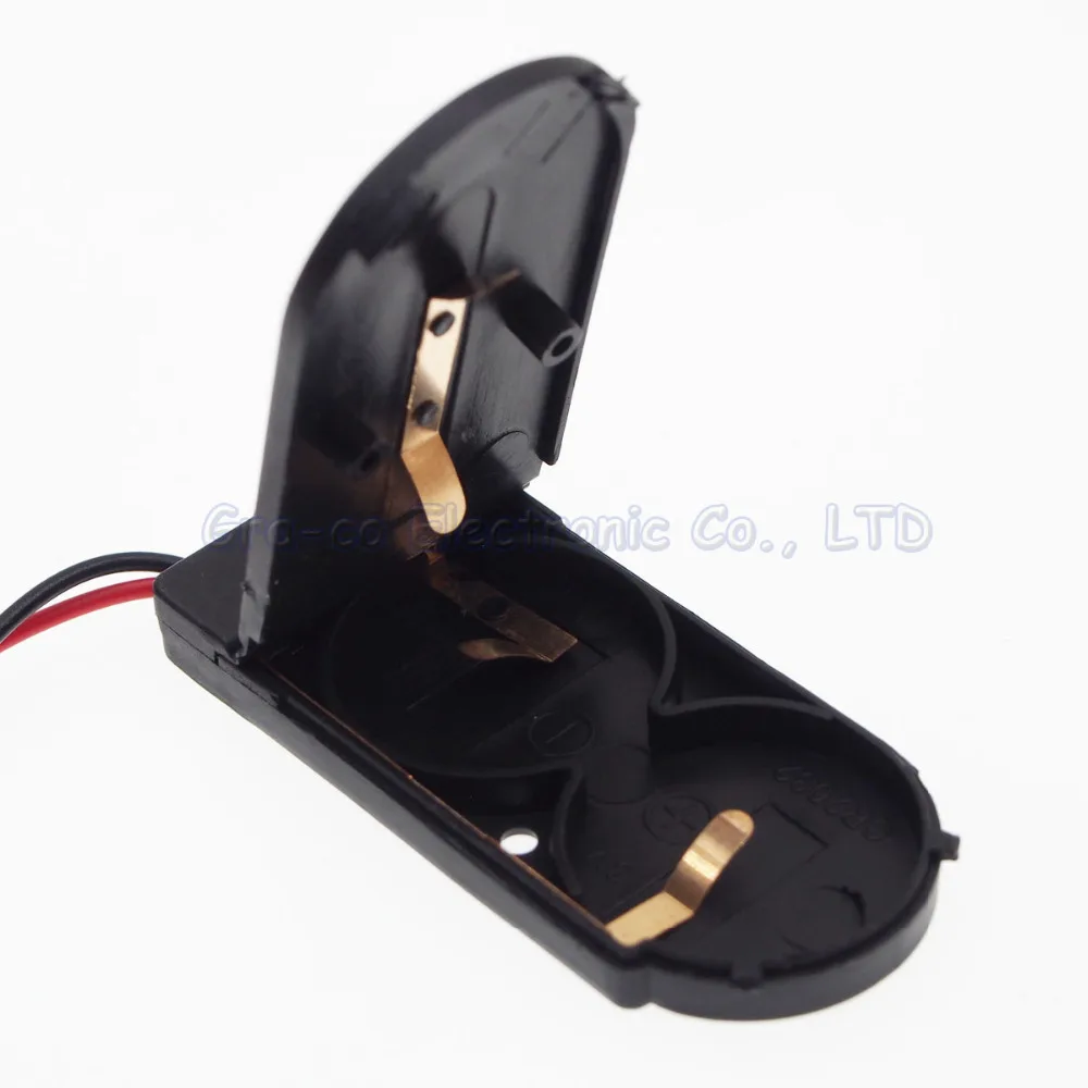 50pcs 2 Pack CR2032 LIR203 Battery Case 6V Battery Holder with cover