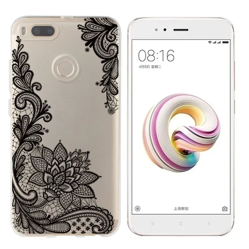 Patterned Phone Case for Xiaomi  Mi 8 A2 Lite Mi 5X 6X Pocophone F1 Clear Cover Redmi 5 Plus 6 Pro 4X Note 5 Pro Soft TPU Shell (2)