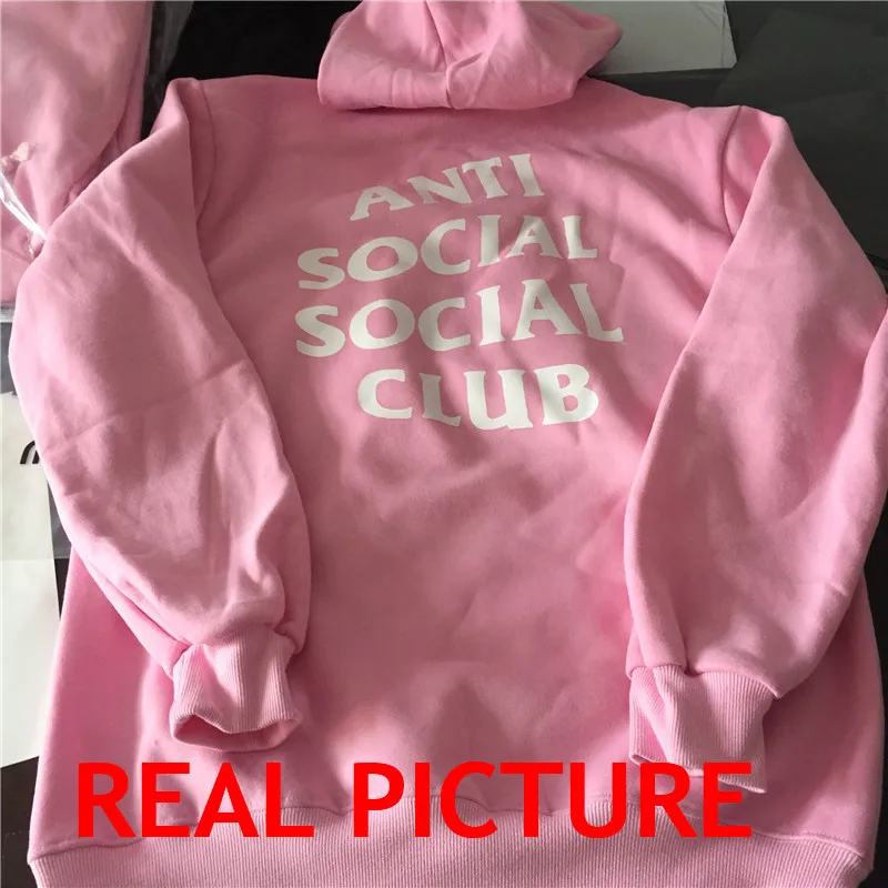 Anti Sociale Social Club Hoodies Kanye Felpa Con Cappuccio Rosa nero bianco  Hip Hop Felpa di Alta Qualità Anti Sociale Social Club Con  Cappuccio|sweatshirt boy|sweatshirt galaxysweatshirt print - AliExpress
