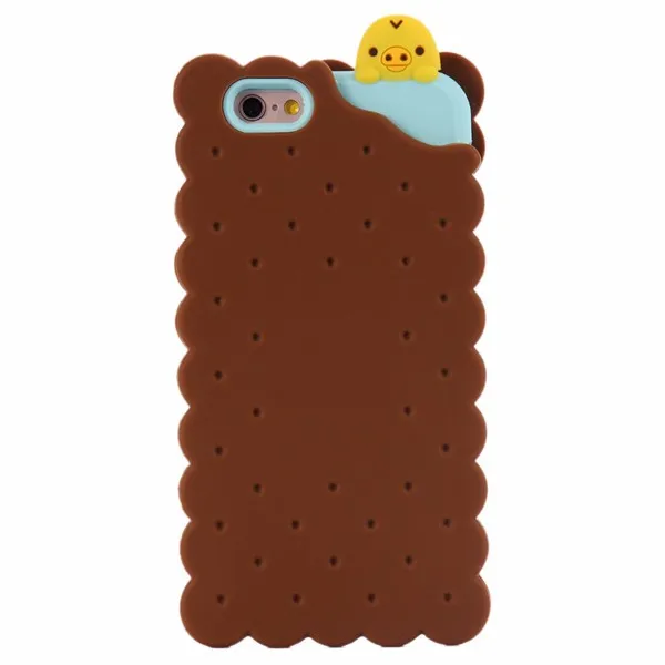 Phone-Cases-For-Apple-iPhone-6-6s-Plus-5-5s-Case-Cute-3D-Cartoon-Biscuit-Case (2)