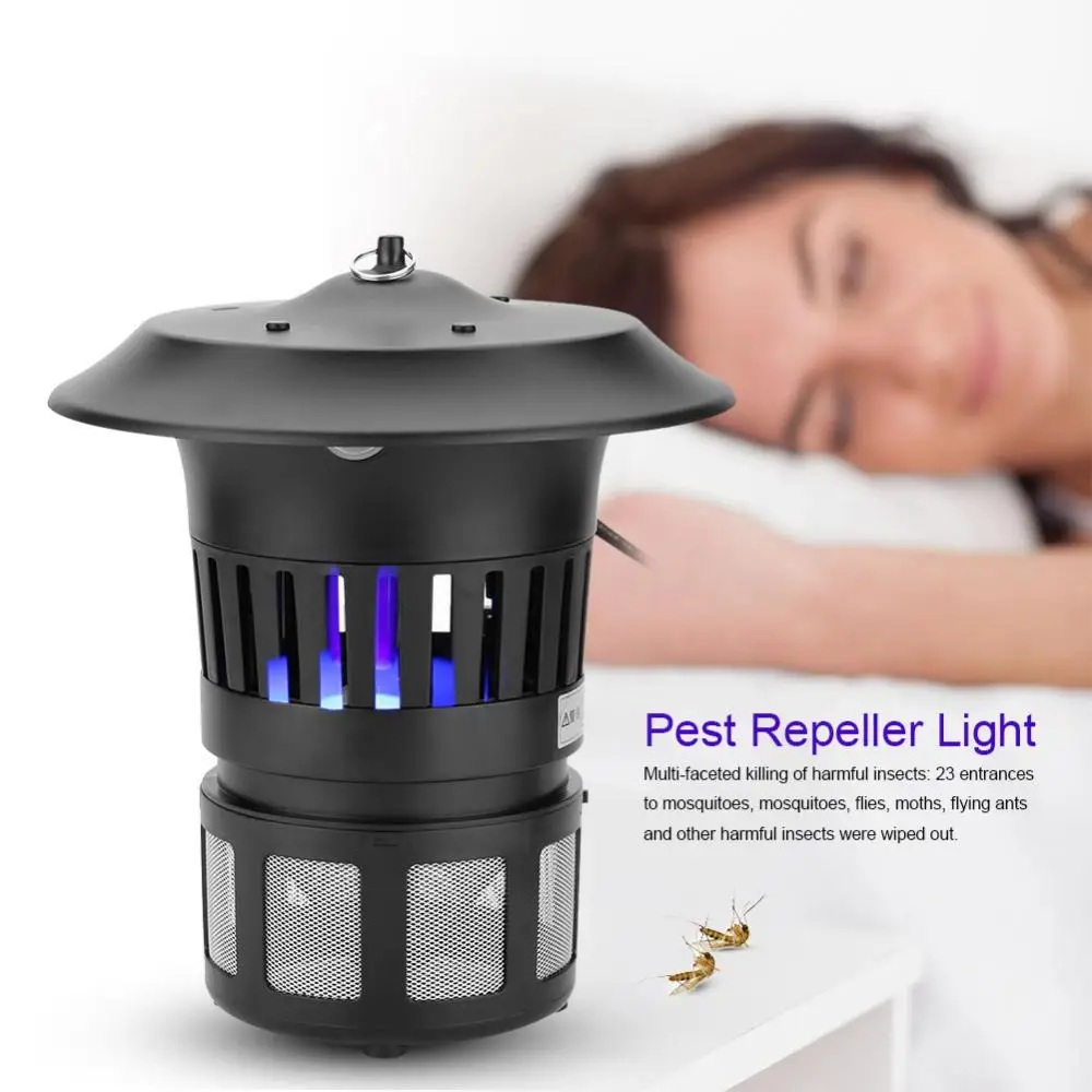 220V Electric LED Light Mosquito Killer Fly Bug Insect Zapper Trap