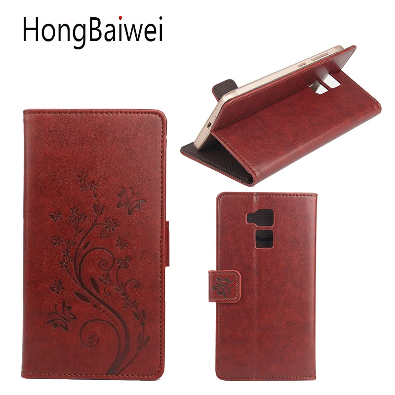 

HongBaiwei Cover for Vernee Apollo Lite Case Luxury Leather Flower Pattern Flip Wallet Phone Bag Case for Vernee Apollo Lite
