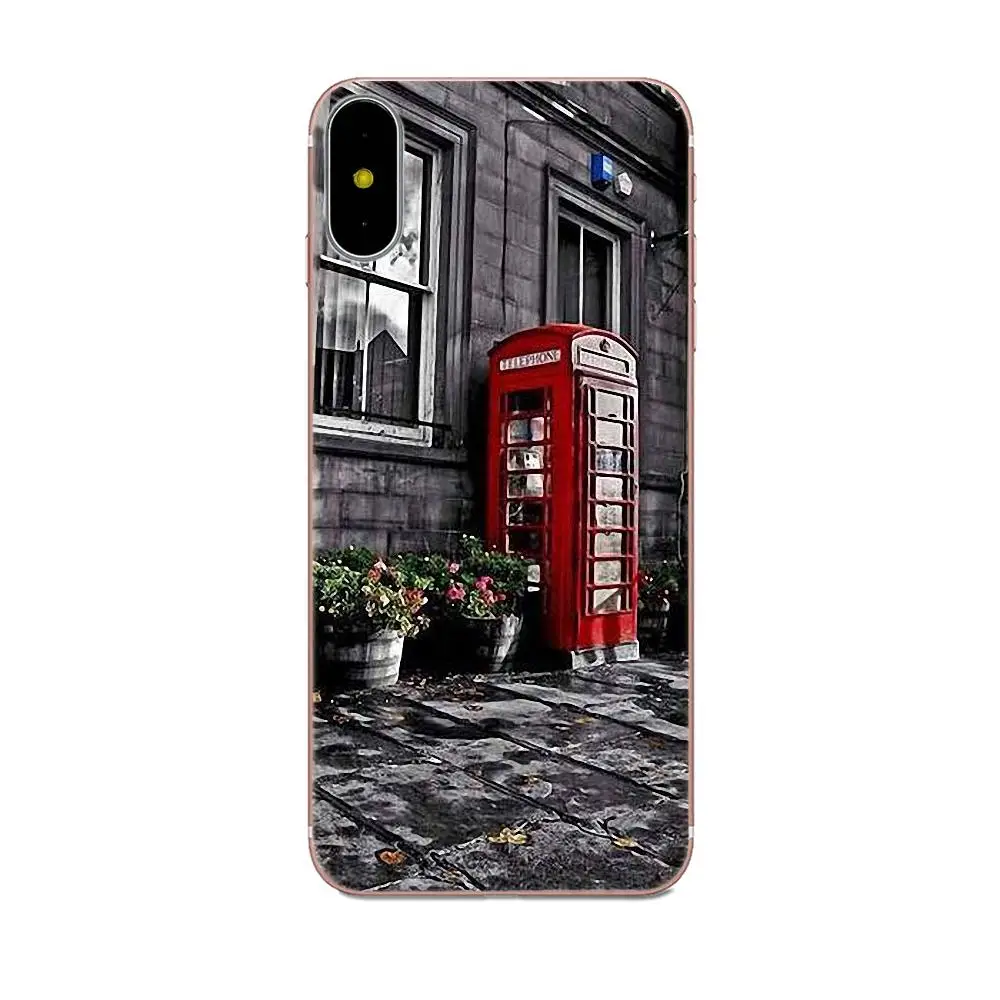 Мягкий силиконовый чехол для Huawei Honor 4C 5A 5C 5X 6 6A 6X 7 7A 7C 7X 8 8C 8S 9 10 10i 20 20i Lite Pro London Bus England