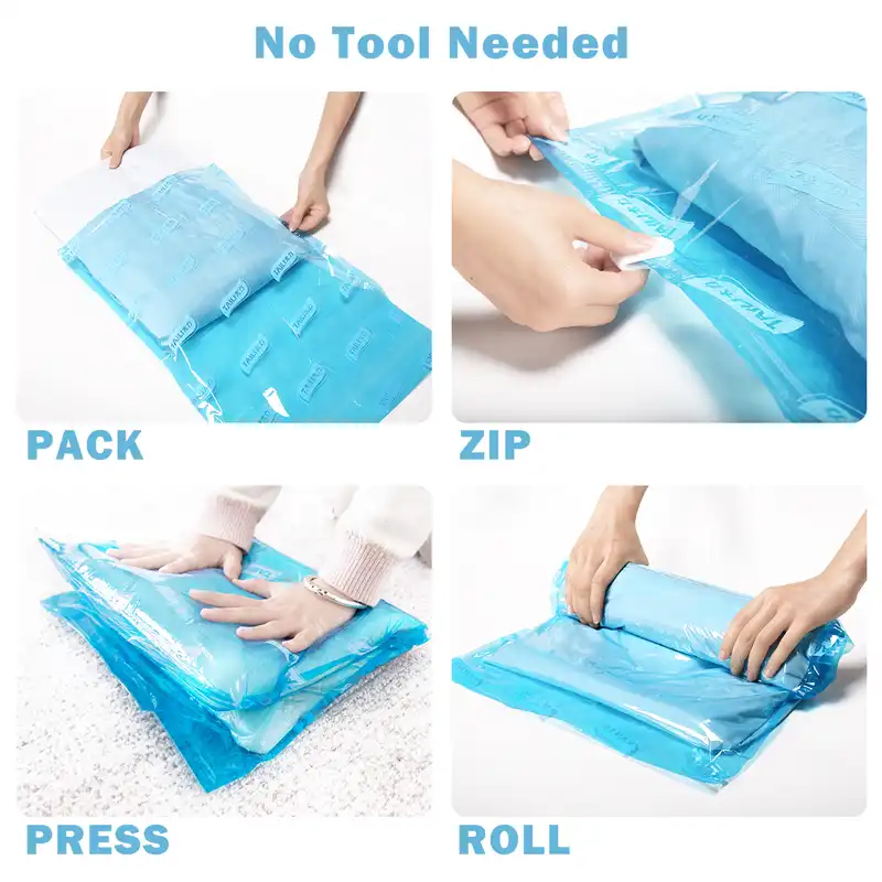compression bags no vacuum