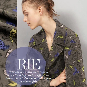 

2016Thickening heavy cotton, grape leaves dress coat fabric cloth