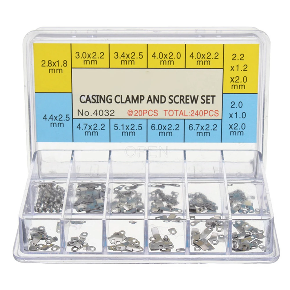 

Professional Watch Casing Clamp Adapter Movement Securing Screw Washer For ETA 2824 2836 2846