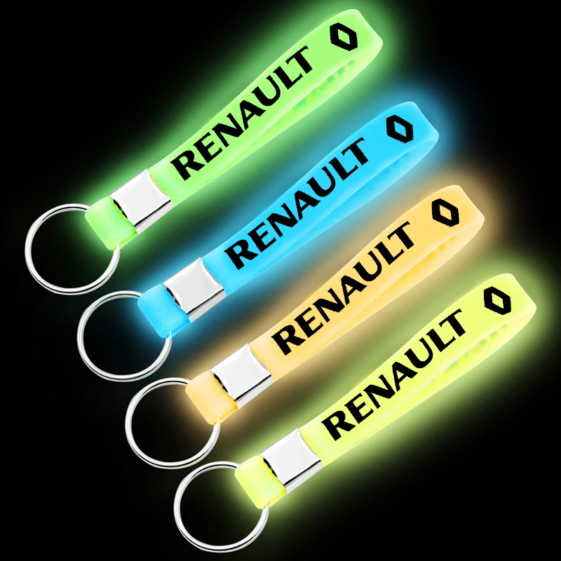 Светящийся автомобильный брелок для автомобиля чехол для Renault Megane 2 3 Duster Logan Clio автомобильные аксессуары мотоцикл автомобиль Стайлинг