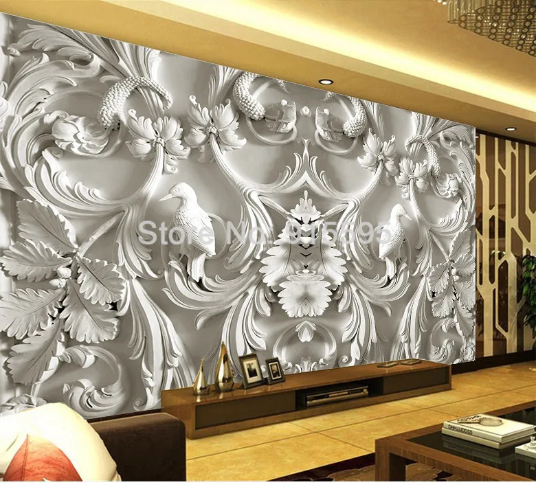 Papel de parede mural personalizado em qualquer