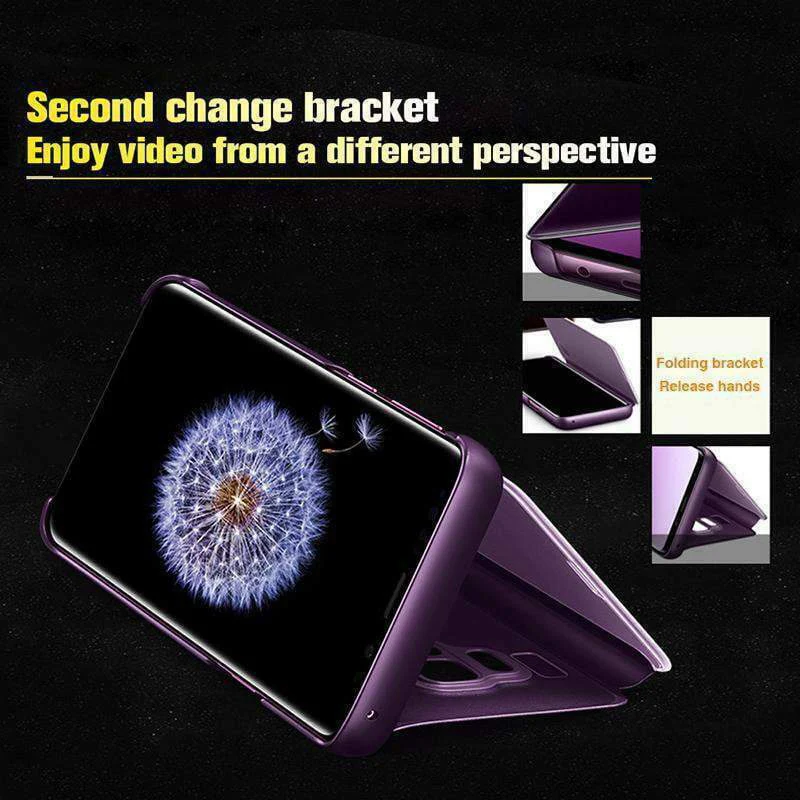 

Flip Protection Phone Case Full Screen Window Cover Compatible with Samsung S10/S10P/S10E