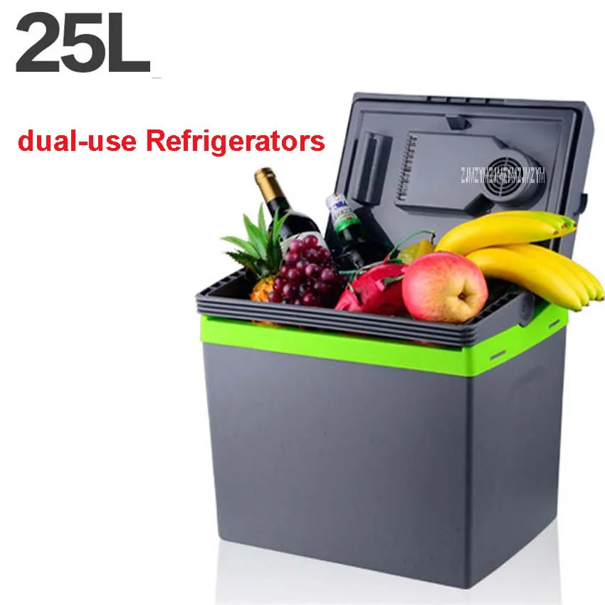 25L Car Home Portable Thermoelectric Fridge 12V/ 220V Cooler Box Warmer