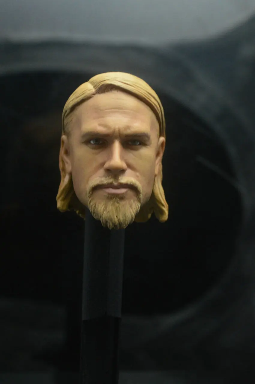 Sons of Anarchy Jax Teller Charlie Hunnam Head Sculpt 1//6 Fit 12/'/' Action Figure