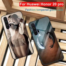 Чехол для huawei Honor 20 pro, 20pro YAL-AL10, 6,26 дюйма, Волчонок, девочка, силиконовая, TPU, рамка, стекло, твердая задняя крышка, Honor20 pro, чехол для телефона s