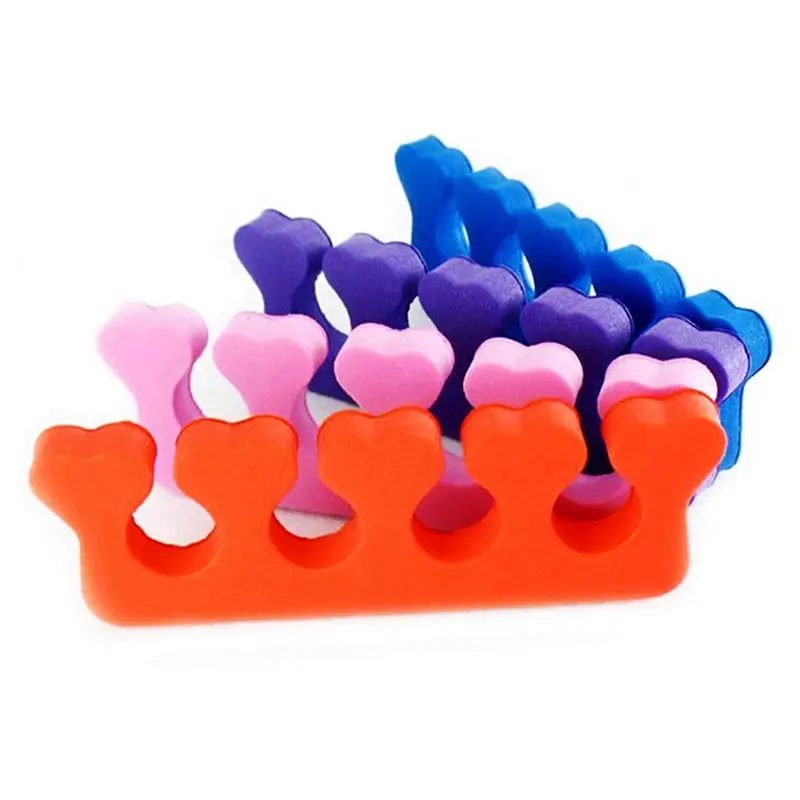 

10PCS/Set Hot Nail Art Soft Finger Toe Separator Manicure Pedicure Practical Toe Device Tools Beauty Accessories