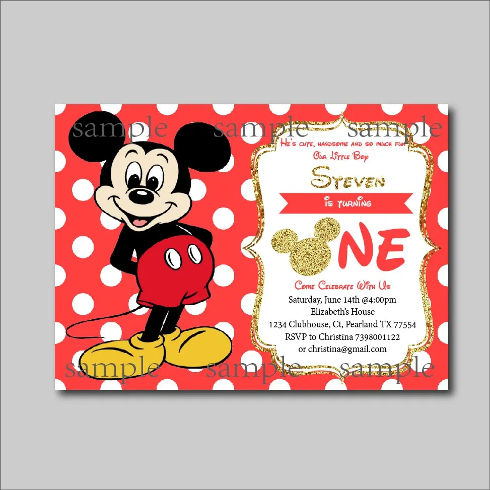 Fetes Occasions Speciales Mickey Mouse Fete D Anniversaire Invitations Fille Garcon Enfants Adultes Maison Cdnorteimagen Cl Fetes Occasions Speciales Mickey Mouse Fete D Anniversaire Invitations Fille Garcon Enfants Adultes Maison Cdnorteimagen Cl