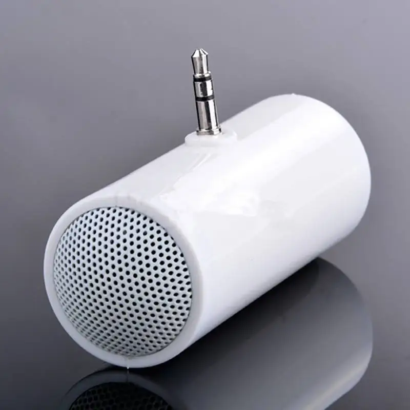 

3.5mm Portable Mini Cylindrical Small Speaker Colorful jack Mobile Phone Speaker For Iphone Samsung Huawei Phones Ipad Tablet