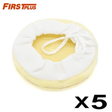 5X100% натуральная полировальная подушечка из шерсти затирание краски автомобиля восковая Полировочная клейкая прокладка для автомобиля шлифовальный прибор буфер