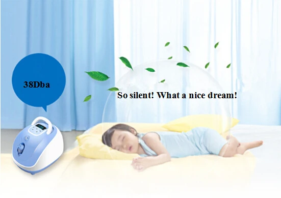  Portable Oxygen Concentrator 1L 3L 5L Facial Skin Body Brain Heart Care Respiratory Disease Healthy