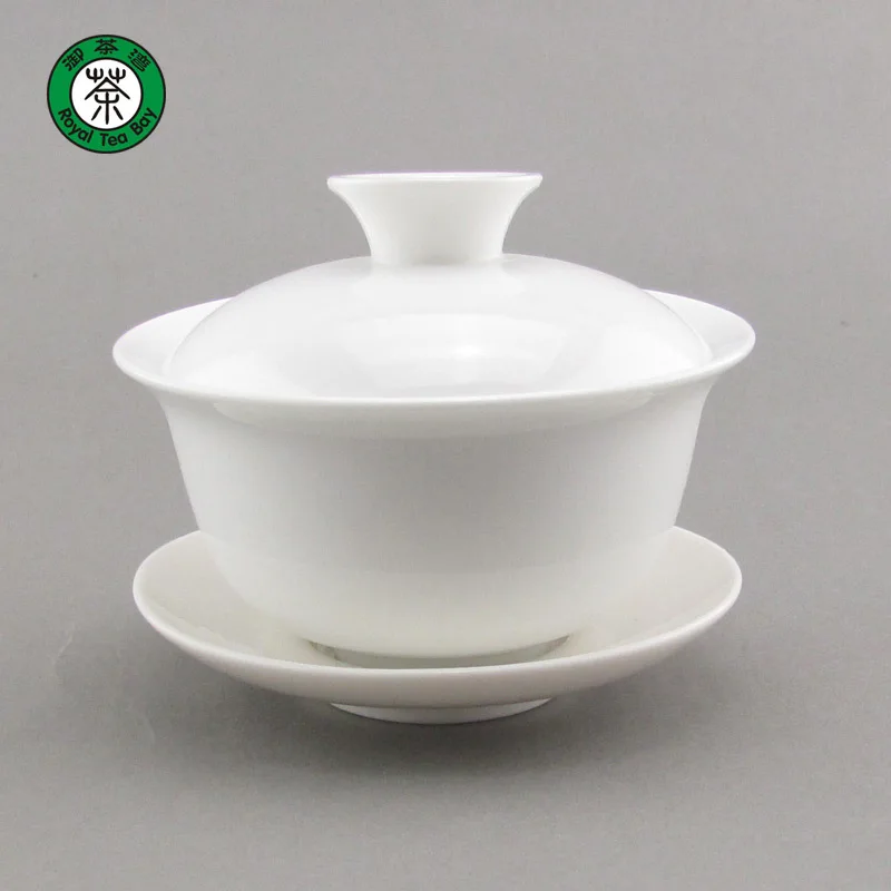 small tea cups Porcelain Gaiwan Covered Tea Bowl Cup 150ml(L) GW036 F1