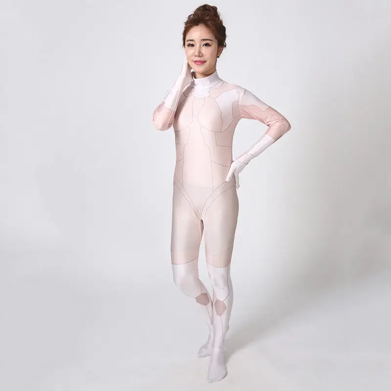 Cosplay&Ware [18]Ghost In The Shell Costume Major Kusanagi Motoko Cosplay Jumpsuit 3d Print Lycra Superhero Zentai Suit Halloween Carnival Outfit -Cosplay&Ware anime Shop