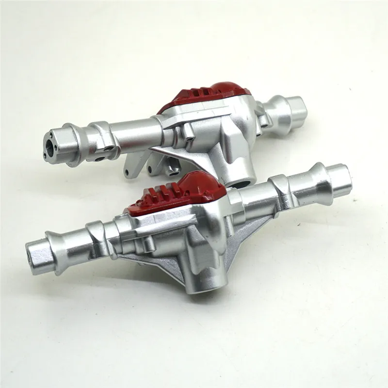 1Set RC 1/10 Crawler Car Alloy Front And Rear Axle Shell For RC Cars Axial TRX4 TRX-4 TRAXXAS Rock Crawler Parts Upgraded Silver 1Set RC 1/10 Crawler Car Alloy Front And Rear Axle Shell For RC Cars Axial TRX4 TRX-4 TRAXXAS Rock Crawler Parts Upgraded Silver