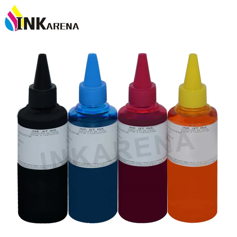 Universal 4 Color Dye Ink For HP Refill Ink Kit 100ML Bottle for Epson Premium General