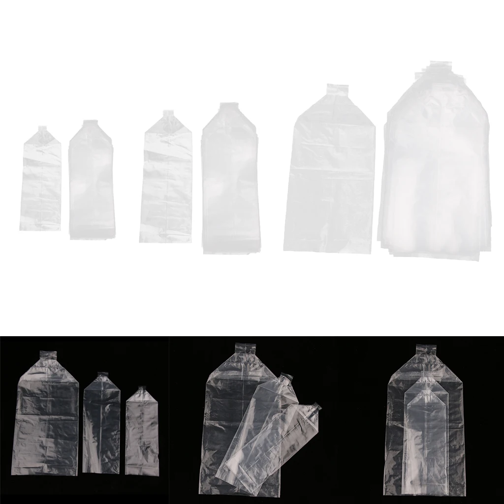 Amagogo 50 Pcs Ornamental Fish Transport & Transfer Plastic Bags Weld Seal