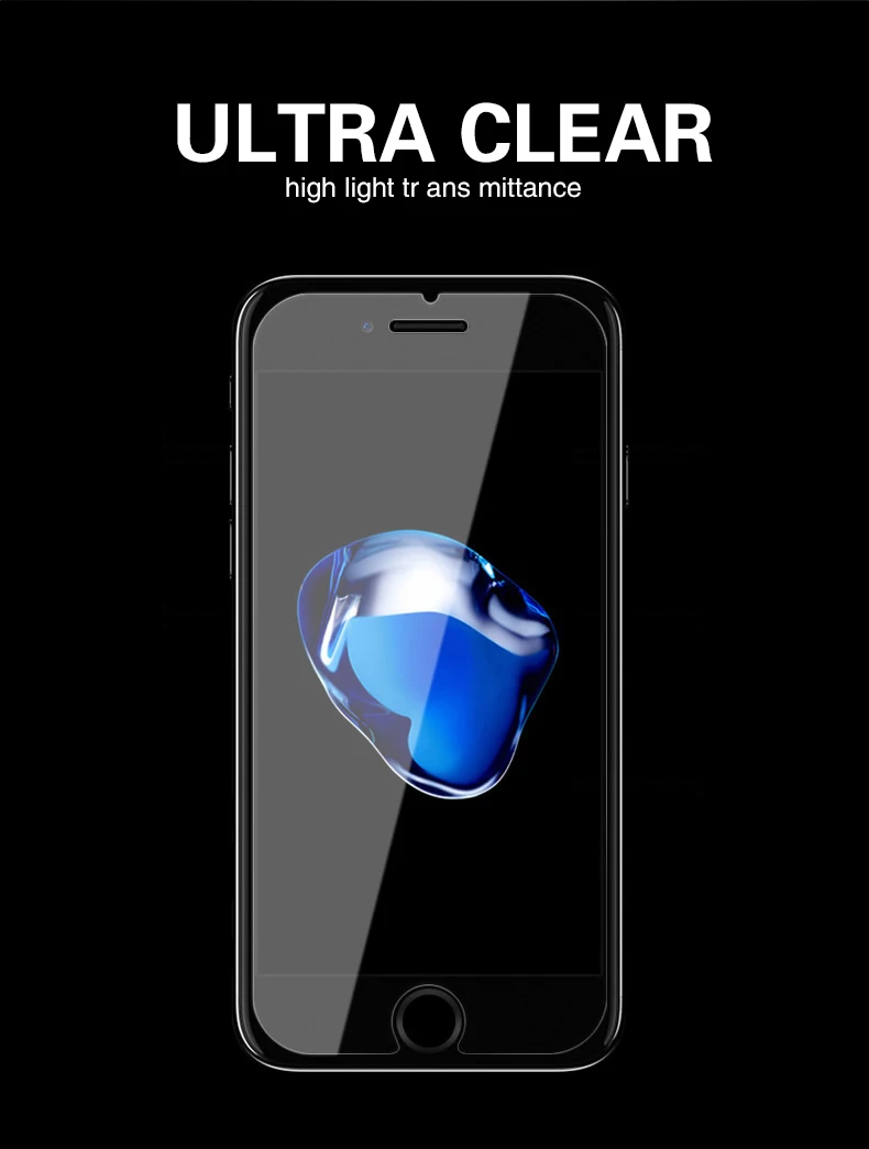 5 шт. 0,15 мм ультратонкое закаленное стекло для iPhone XS XR XS MAX защита экрана чехол для iPhone 8X7 6 6S Plus 5 5S SE XS