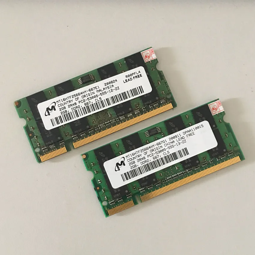 2GB 2Rx8 PC2 5300S DDR2 667 667Mhz 200pin DDR2 Laptop Memory 2G pc2 ...
