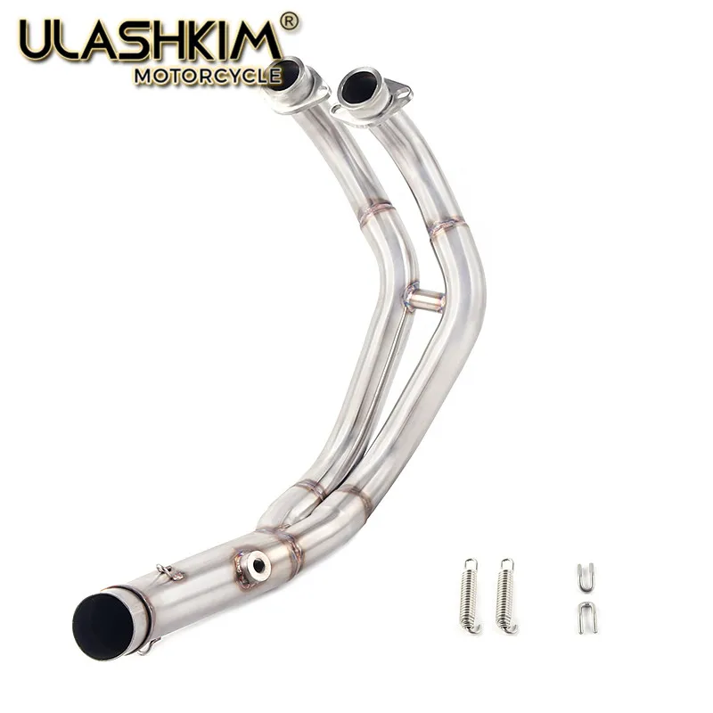 

mt07 fz07 Motorcycle Exhaust contact middle pipe connector Slip On for YAMAHA MT-07 FZ-07 2014 to 2016